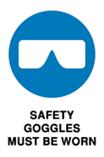 Mandatory - Safety Goggles Must be Worn